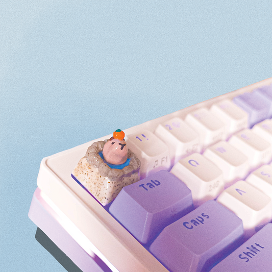 Relaxing Capybara in Onsen Artisan Keycap