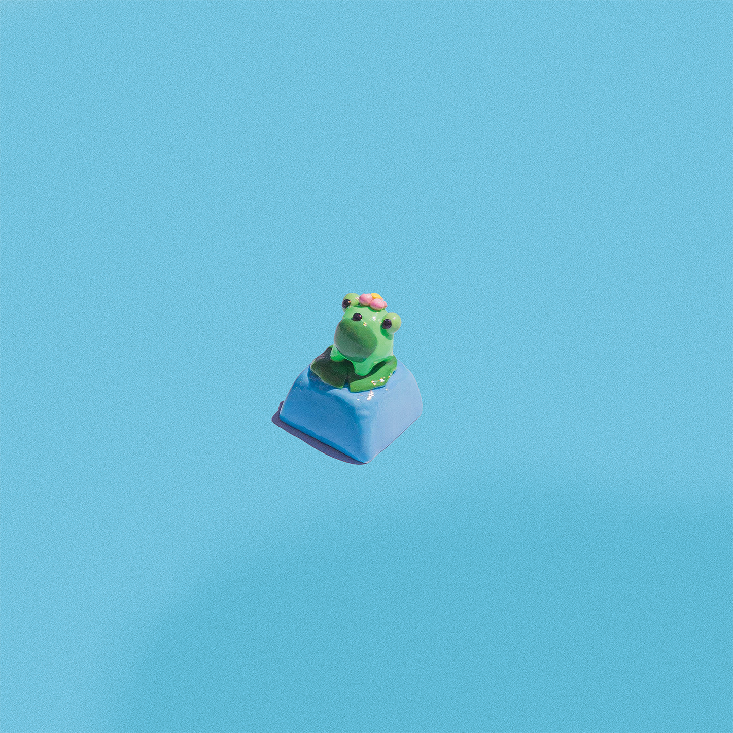 Flower Froggy Artisan Keycap