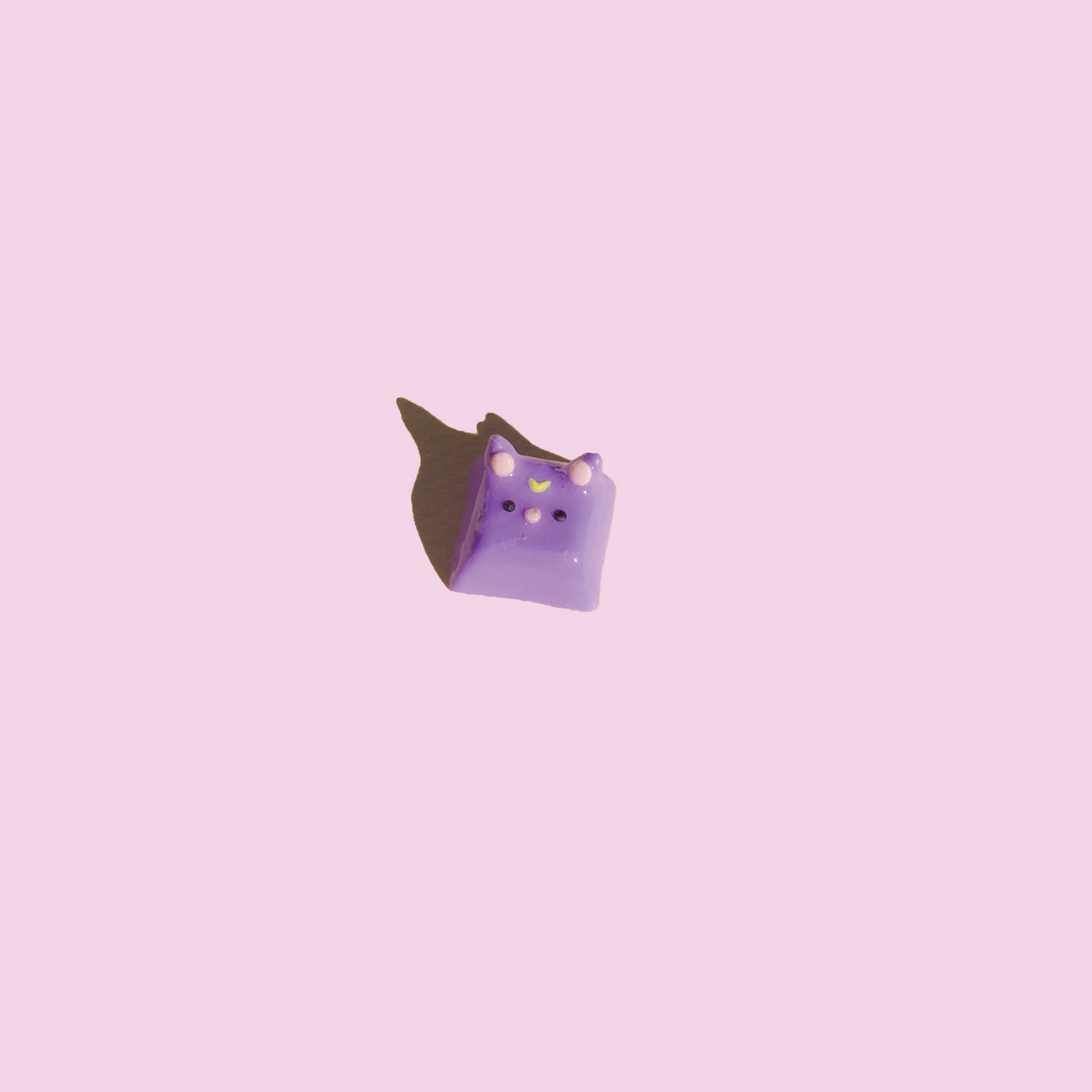 Purple Cat Artisan Keycap
