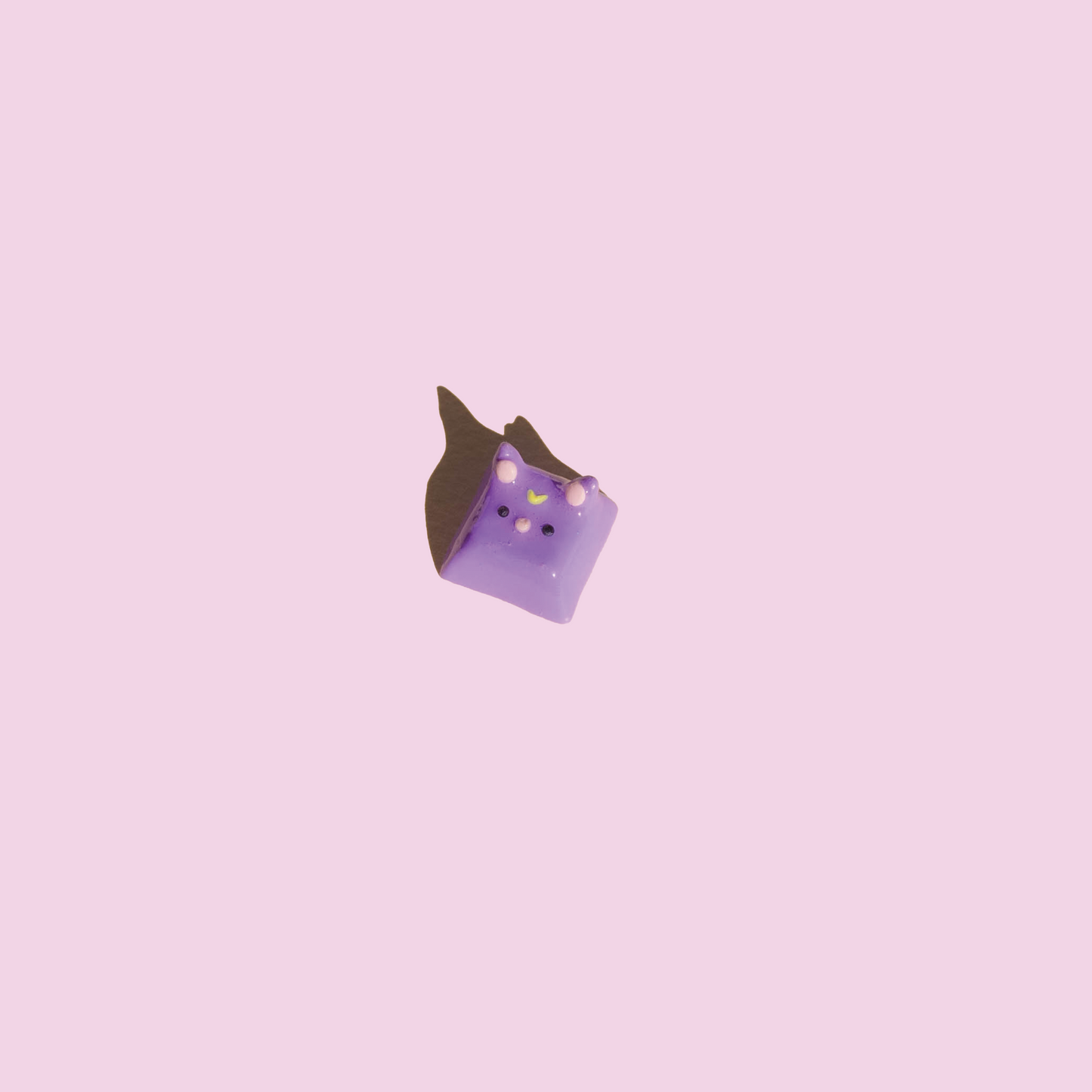 Purple Cat Artisan Keycap